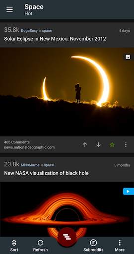 Relay for reddit screenshot 1