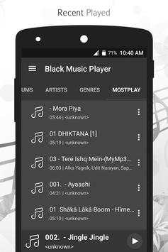 Black Music Player screenshot 6