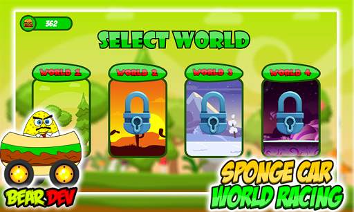 Sponge Car World Racing screenshot 2