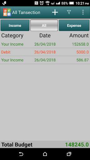 Income Expense & Budget Manager screenshot 3