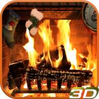 Fireplace for Christmas 3D logo