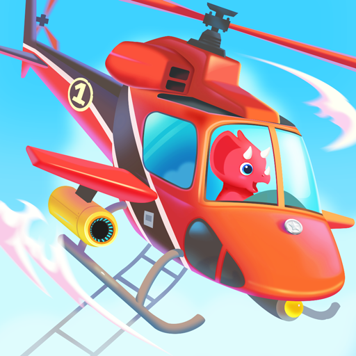 恐竜ヘリコプター – 子供用飛行機ゲーム icon