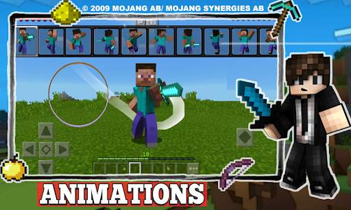 Animations Mod to Minecraft PE screenshot 1