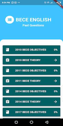 2020 BECE ENGLISH APP screenshot 1