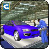 Luxury Auto Car Maker Factory Mechanic Workshop logo