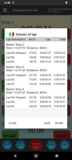StopWatch 4 all Lite screenshot 6