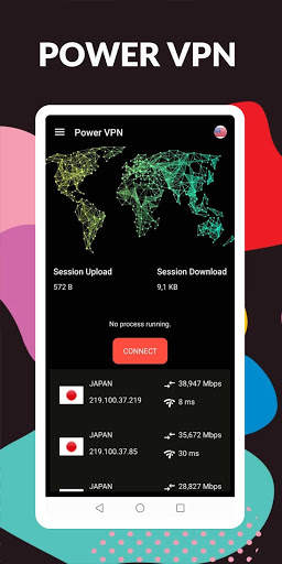 Power VPN - 100% Free Unlimited VPN screenshot 1