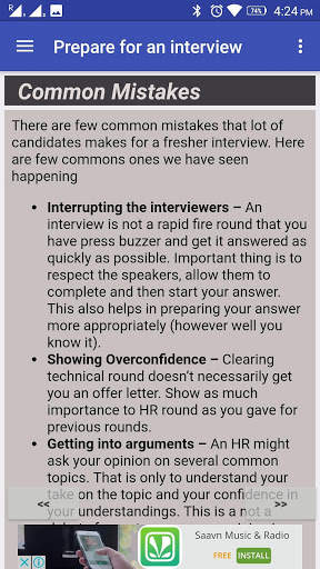 HR Interview Tips скриншот 3