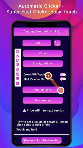 Automatic Clicker - Super Fast Clicker, Easy Touch screenshot 2