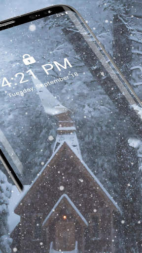 Winter Snow APUS Live Wallpaper screenshot 1