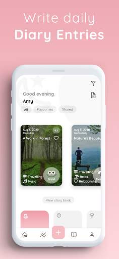 Chiku – Journal & Mood Tracker screenshot 2