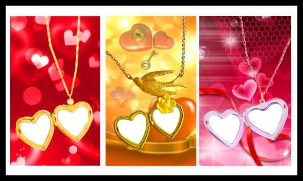 Romantic Love Locket Frames screenshot 2
