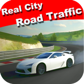 Real City Road Traffic icon