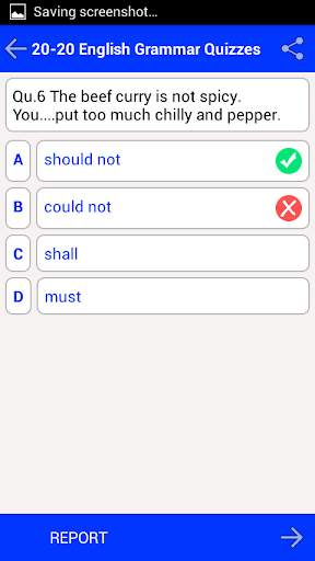 English Grammar Quiz screenshot 8