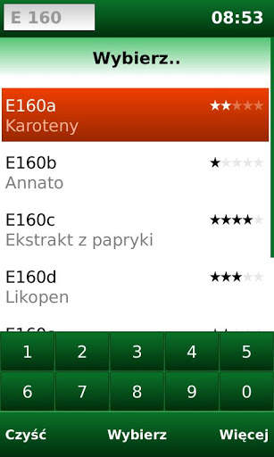 E-kody Free: Sprawdź co jesz! screenshot 6