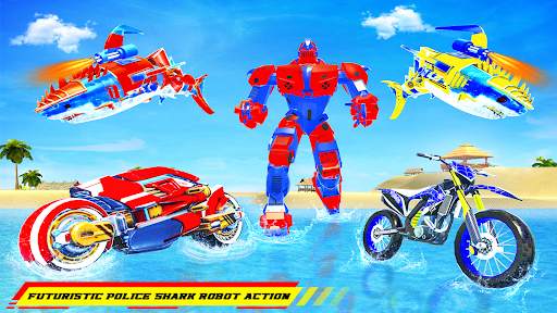 Shark Robot Transform Bike screenshot 3