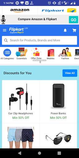 Flipkart Amazon Shopping , Price Comparison screenshot 1