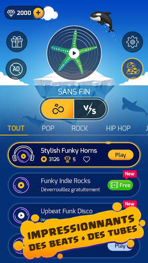Snake Beats | Jeu de Serpent 3D Vs Jeu de Bloc screenshot 1