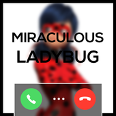 Miraculous Fake call from  Ladybug icon