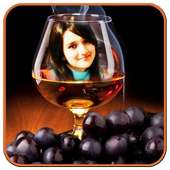 Wine Glass Photo Frames on 9Apps
