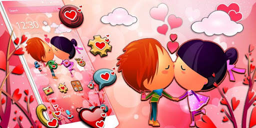 Pink Romantic Love Theme screenshot 4