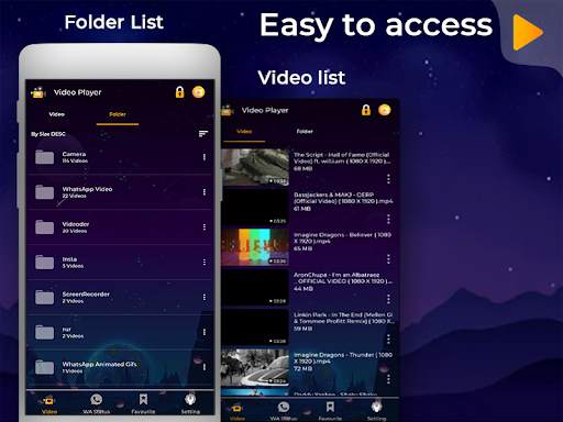 Video Player - Magic Media Player 7 تصوير الشاشة