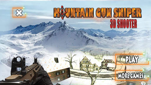 Mountain Gun Sniper 3D Shooter: Shooting Games screenshot 1