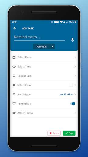 NotifyMe - Notes, Reminders and Birthdays скриншот 3