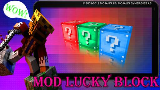 Mod Lucky Block PE screenshot 2