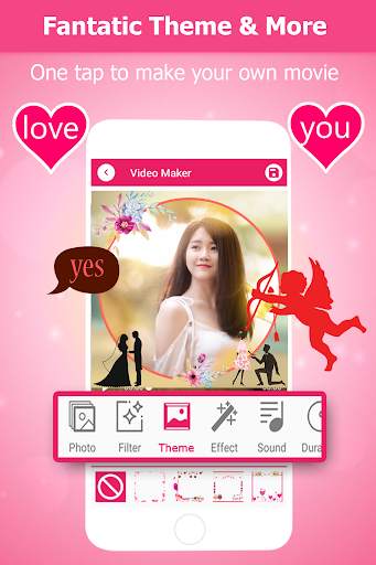 Video Slideshow Maker - Love V screenshot 3