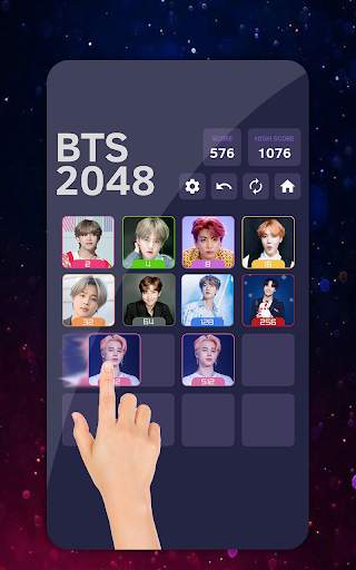 BTS 2048 Game screenshot 2
