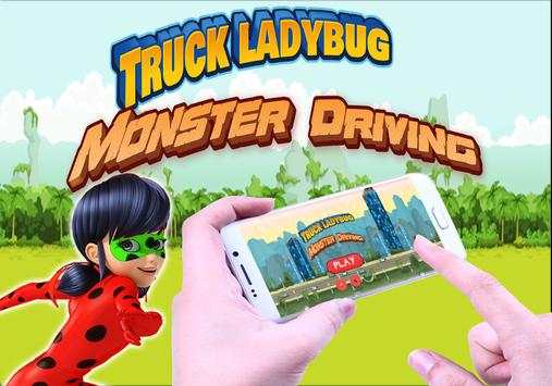truck ladybug monster driving screenshot 1