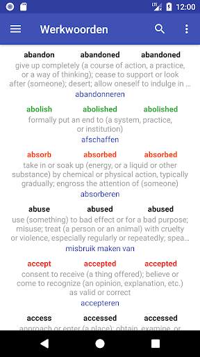 English Verbs screenshot 1