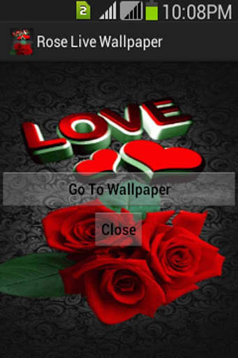 Rose Live Wallpaper screenshot 1