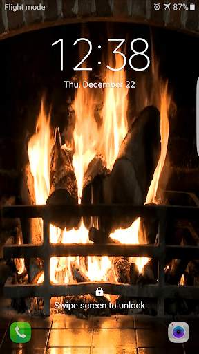 Yule Log Live Wallpaper screenshot 2