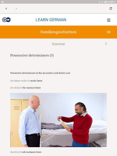 DW Learn German - A1, A2, B1 a screenshot 10