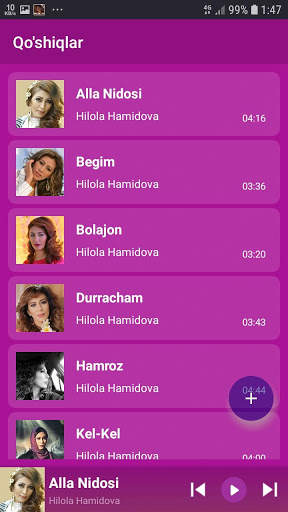 Hilola Hamidova qo'shiqlari screenshot 1