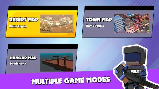PIXEL ROYALE™ GUN 3D MOBILE UNKNOWN BATTLEGROUND screenshot 2