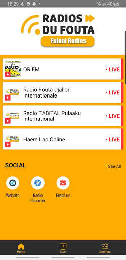 Radios du Fouta (Fulani Radios) 2 تصوير الشاشة