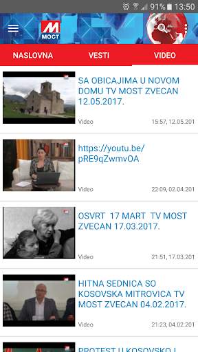 TV Most screenshot 2