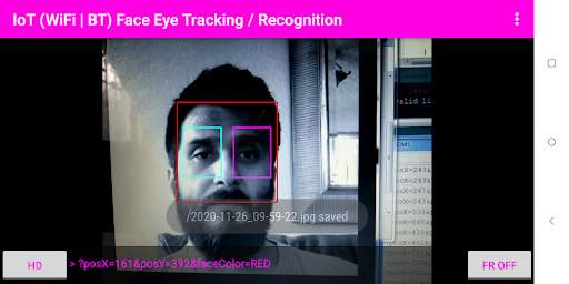 IoT (WiFi | BT) Face Eye Tracking / Recognition screenshot 15