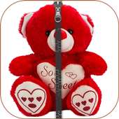 Teddy Bear Zipper Lock icon