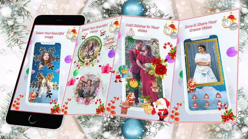 Christmas Video Maker - Christmas Song Video Maker screenshot 1