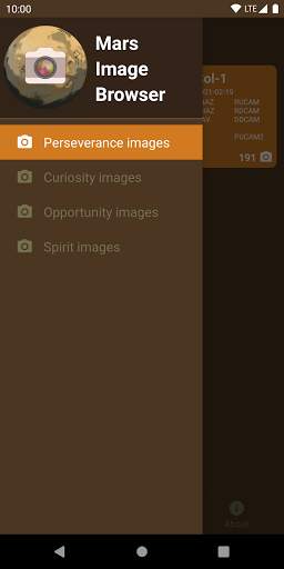 Mars Image Browser screenshot 1