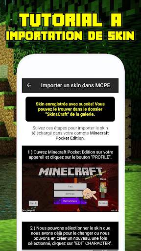 SkinsCraft - Skins pour Minecraft PE gratuit screenshot 5