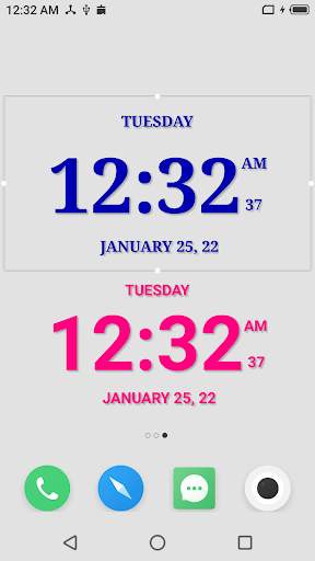Digital Clock Live Wallpaper-7 screenshot 8