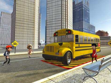 Crazy School Bus Transport Sim screenshot 1