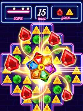 Jewel Glowing Neon Crush screenshot 1