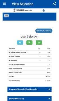 TRAI Channel Selector 3 تصوير الشاشة