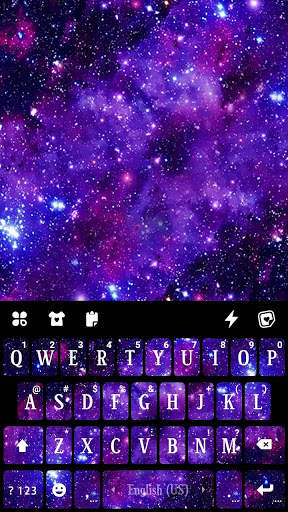 Galaxy Space Keyboard Background screenshot 5